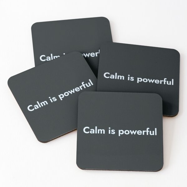 Item preview, Calm is powerful | Calm is important | The power of tranquility designed and sold by dfly-creations.