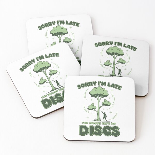 Item preview, Disc Golf Sorry Im Late The Woods Kept My Discs designed and sold by LuminOrb.