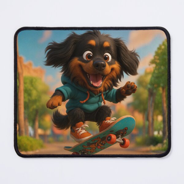 Item preview, Skater Long-Haired Rottweiler designed and sold by Sillytoe.