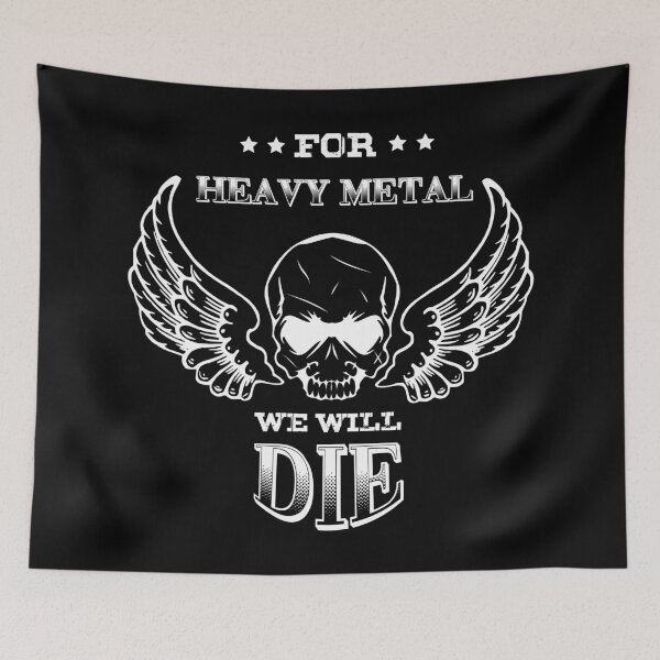 Item preview, For Heavy Metal We Will Die  designed and sold by Vespertina Wonder.