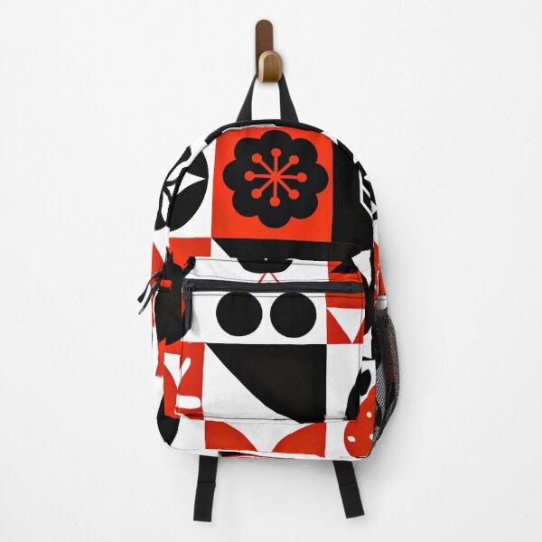 Item preview, Red, Black, And White Bauhaus Abstract Geometric Pattern designed and sold by DEC02.