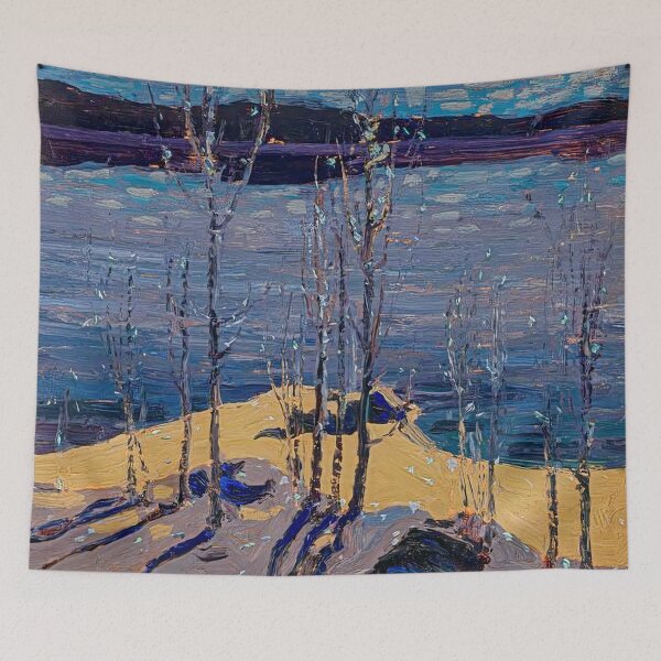 Item preview, Tom Thomson, Moonlight and Birches designed and sold by VisualGeni.