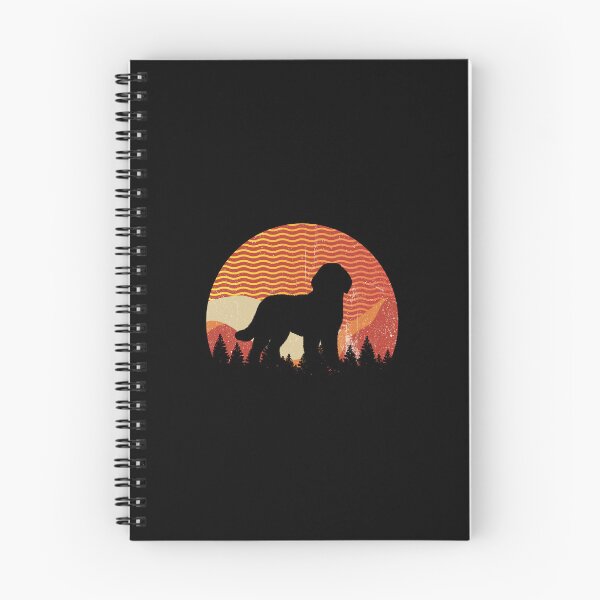 Item preview, Retro Wavy Lines Vintage Mountains Pyredoodle Gift designed and sold by Guarddogdrive.