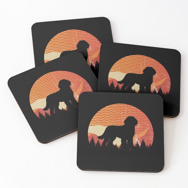 Item preview, Retro Wavy Lines Vintage Mountains Pyredoodle Gift designed and sold by Guarddogdrive.