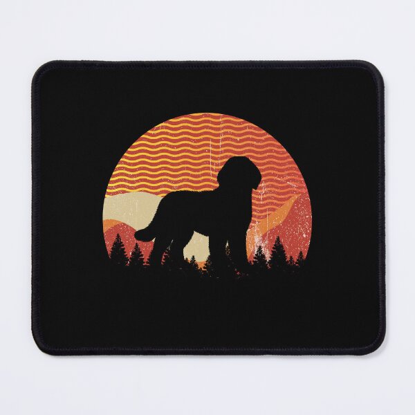Item preview, Retro Wavy Lines Vintage Mountains Pyredoodle Gift designed and sold by Guarddogdrive.