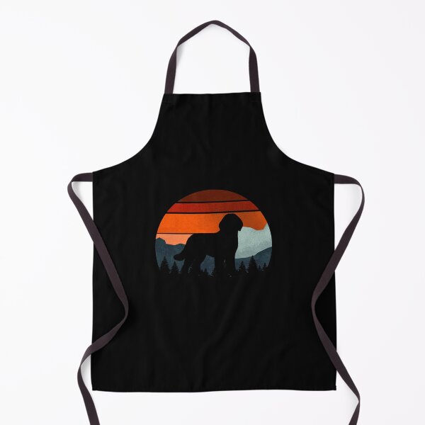 Item preview, Retro Sunset Vintage Mountains Pyredoodle Gift designed and sold by Guarddogdrive.