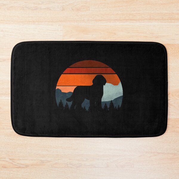 Item preview, Retro Sunset Vintage Mountains Pyredoodle Gift designed and sold by Guarddogdrive.