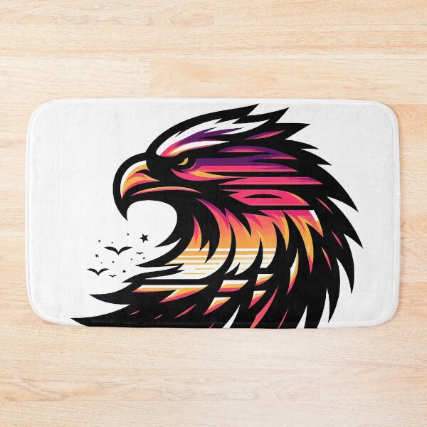 Item preview, Sunset Eagle Freedom Gradient Flight Spirit Art designed and sold by DrawDrip.