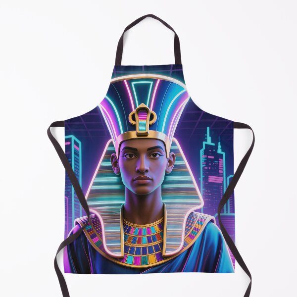 Item preview, Neon Pharaoh – Retro Futuristic Egyptian Ar4 designed and sold by AnadAA.