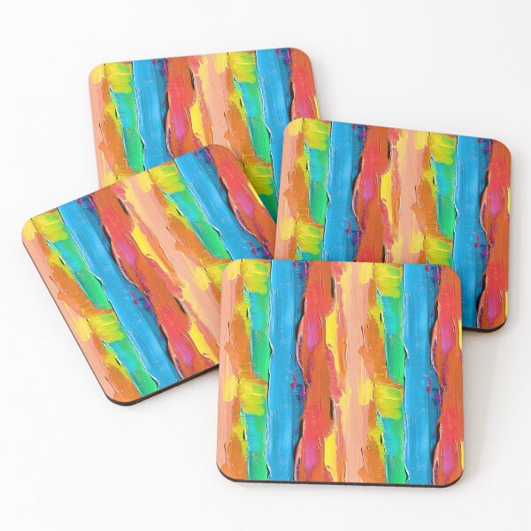 Item preview, Sunrise Rainbow Hues Abstract Flowing Streams Of Color designed and sold by DEC02.