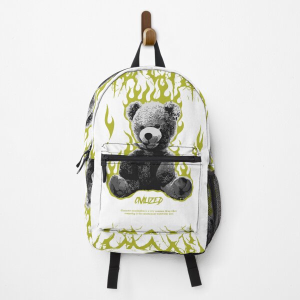 Item preview, Teddy Bear on Fire Punk Streetwear designed and sold by NF Designs Studio DTF.