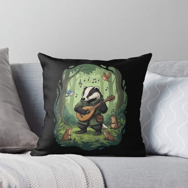 Item preview, Whimsical Forest Badger Bard Fantasy Music designed and sold by k3rstman1.