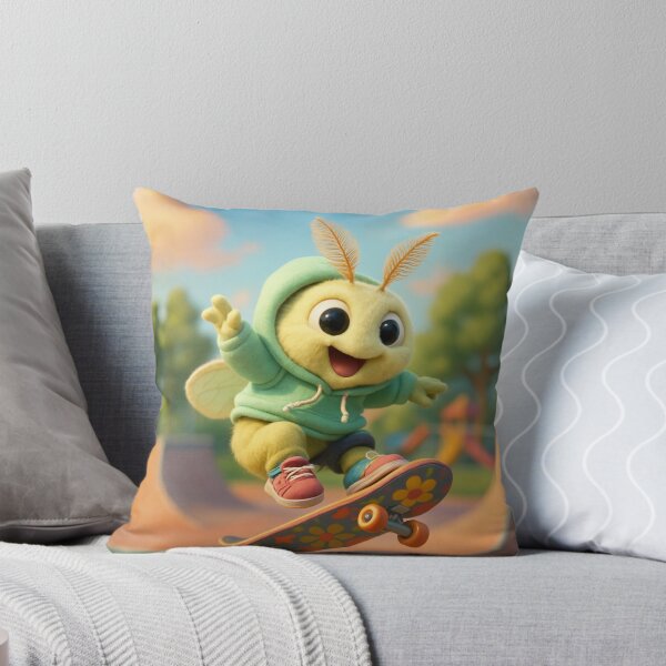 Item preview, Skater Luna Moth Caterpillar designed and sold by Sillytoe.