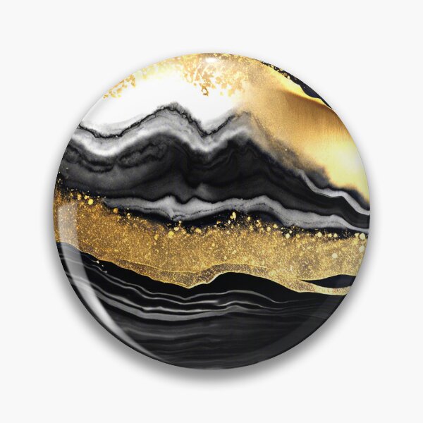 Item preview, Golden Marbled Abstract Art With 'Magical Fairy Dust' designed and sold by DEC02.