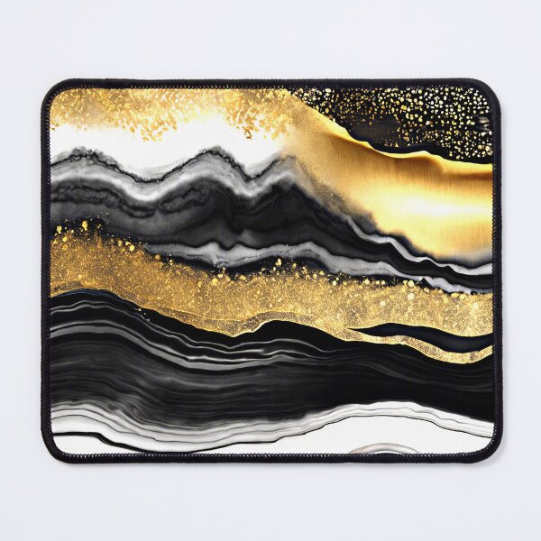 Item preview, Golden Marbled Abstract Art With 'Magical Fairy Dust' designed and sold by DEC02.