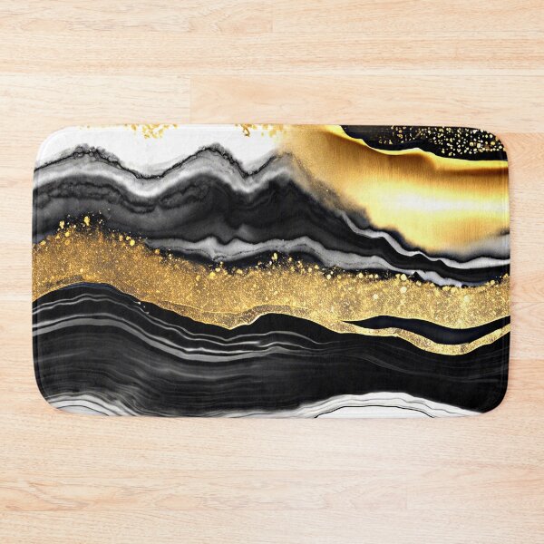 Item preview, Golden Marbled Abstract Art With 'Magical Fairy Dust' designed and sold by DEC02.