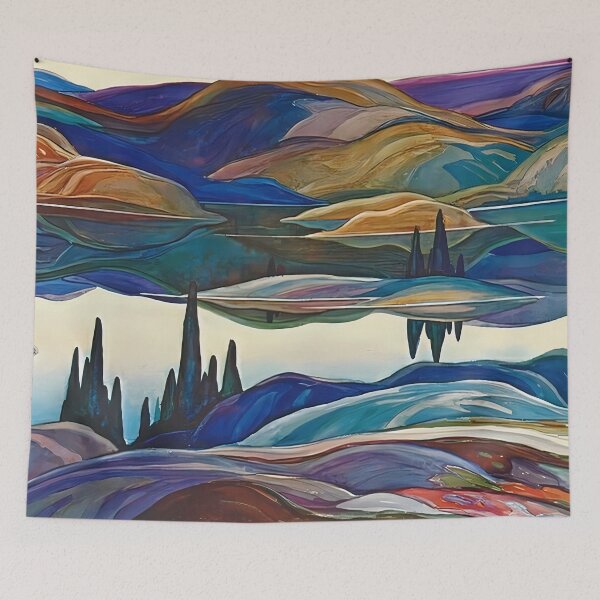 Item preview, Franklin Carmichael, Mirror Lake Algoma Canada designed and sold by VisualGeni.