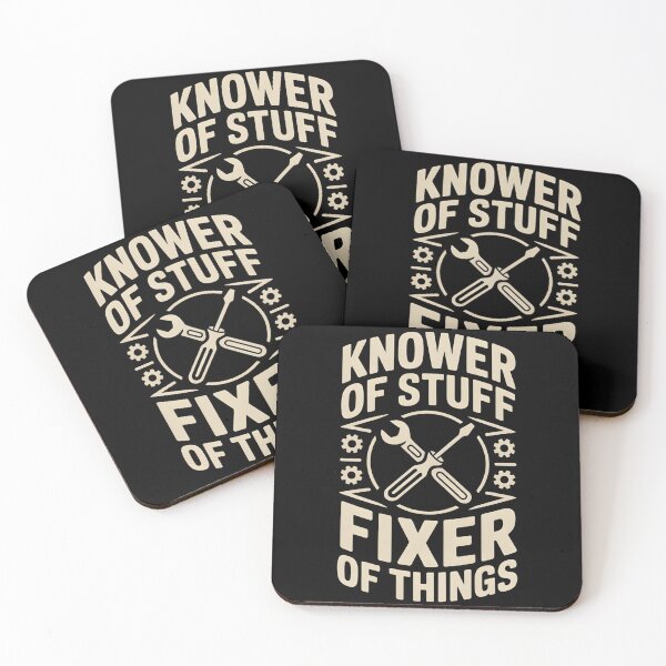 Item preview, Knower of Stuff Fixer of Things Funny Mechanic designed and sold by BLZART.
