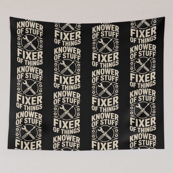 Item preview, Knower of Stuff Fixer of Things Funny Mechanic designed and sold by BLZART.