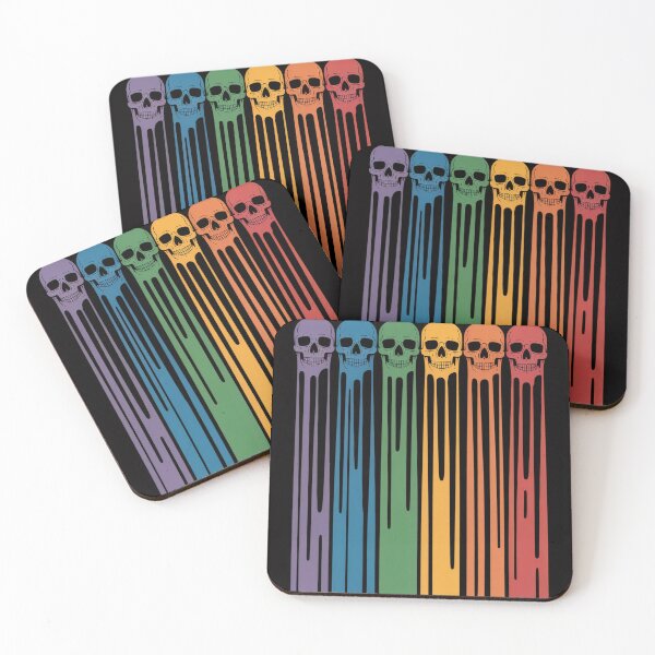 Item preview, LGBT Gay Pride Skull Rainbow Heart LGBT Support designed and sold by sonlylya.