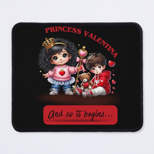 Item preview, Princess Valentina – Valentine’s Day Irony Illustration designed and sold by Szpaku desart .