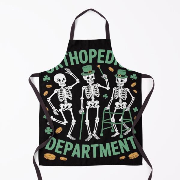 Item preview, Orthopedics Department Nurse St Patrick's Day Skeleton Ortho designed and sold by berniceschm.