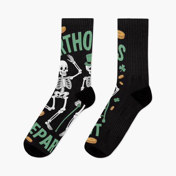 Item preview, Orthopedics Department Nurse St Patrick's Day Skeleton Ortho designed and sold by berniceschm.