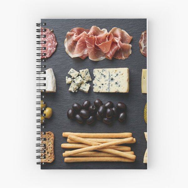 Item preview, Gourmet Charcuterie Board Knolling on Slate designed and sold by SavinMercantile.