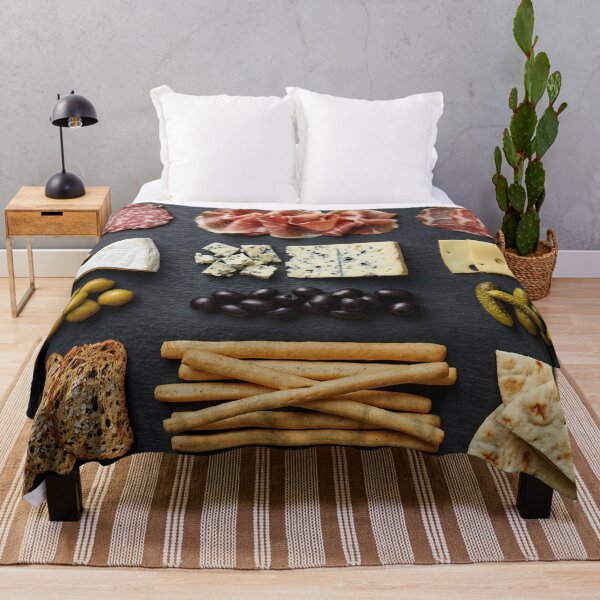 Item preview, Gourmet Charcuterie Board Knolling on Slate designed and sold by SavinMercantile.