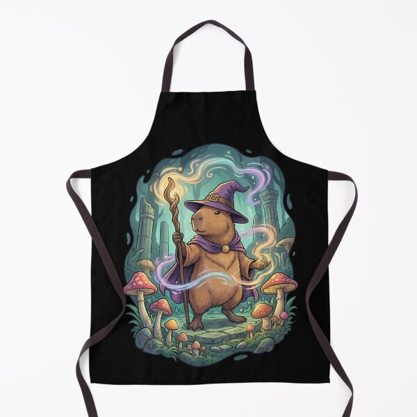 Item preview, Whimsical Capybara Wizard Magical Fantasy Forest designed and sold by k3rstman1.
