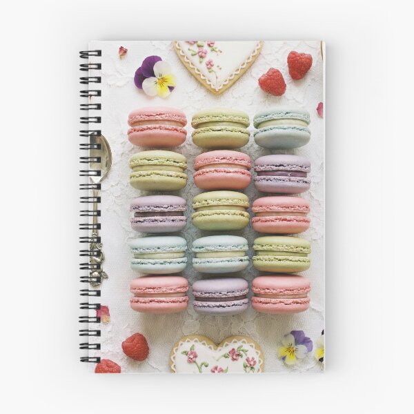 Item preview, Elegant Pastel Macaron & Cookie Flat Lay on Lace designed and sold by SavinMercantile.