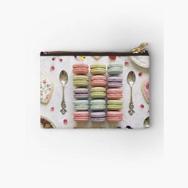 Item preview, Elegant Pastel Macaron & Cookie Flat Lay on Lace designed and sold by SavinMercantile.