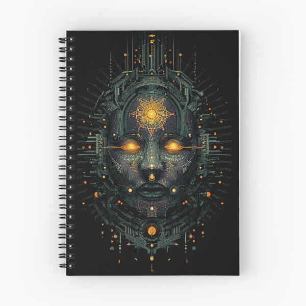 Item preview, Cyber Hierophant Sacred Tech Idol designed and sold by DarkSpaceVibes.