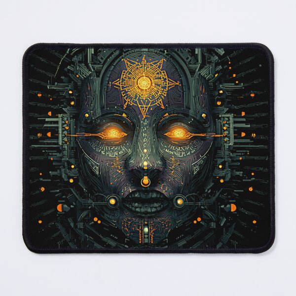 Item preview, Cyber Hierophant Sacred Tech Idol designed and sold by DarkSpaceVibes.