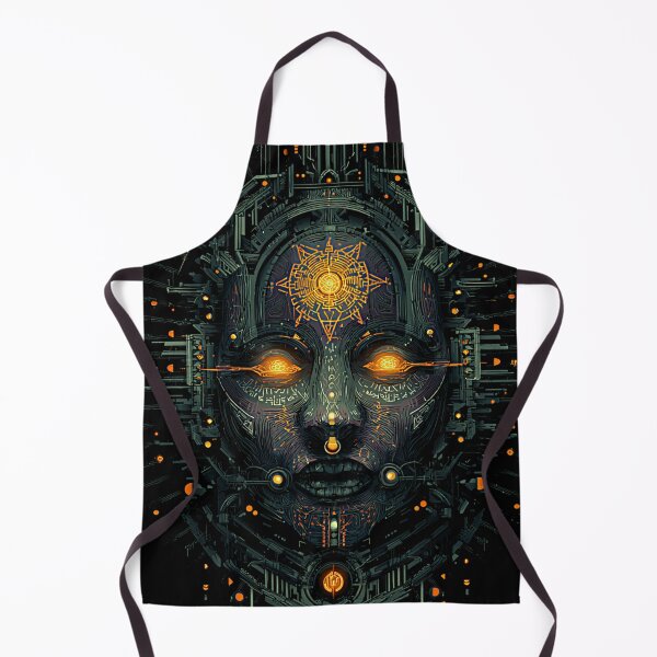 Item preview, Cyber Hierophant Sacred Tech Idol designed and sold by DarkSpaceVibes.