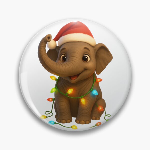 Item preview, Christmas Indian Elephant designed and sold by Sillytoe.