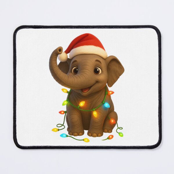 Item preview, Christmas Indian Elephant designed and sold by Sillytoe.