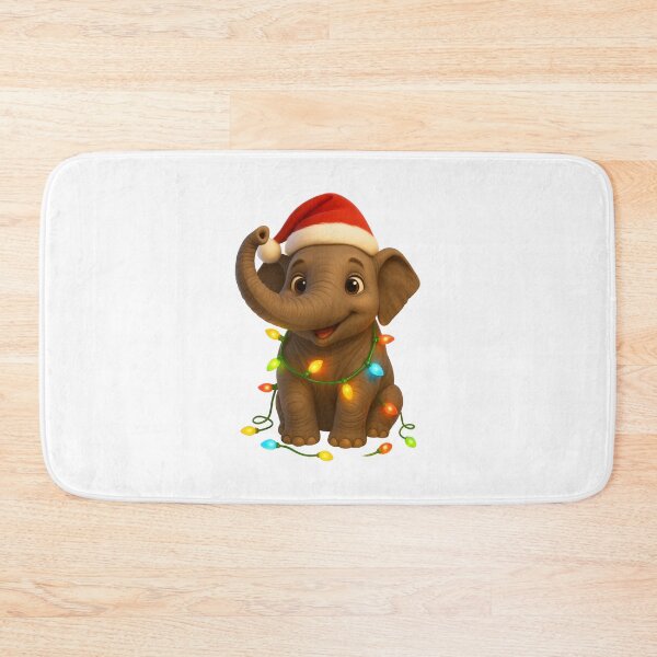 Item preview, Christmas Indian Elephant designed and sold by Sillytoe.