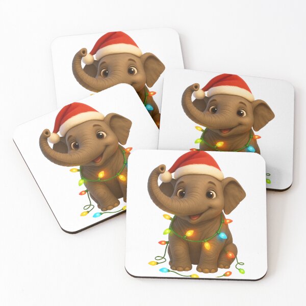 Item preview, Christmas Indian Elephant designed and sold by Sillytoe.