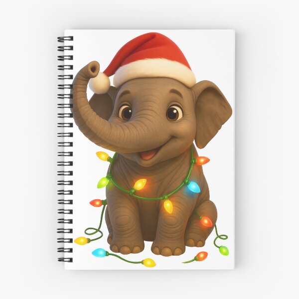 Item preview, Christmas Indian Elephant designed and sold by Sillytoe.