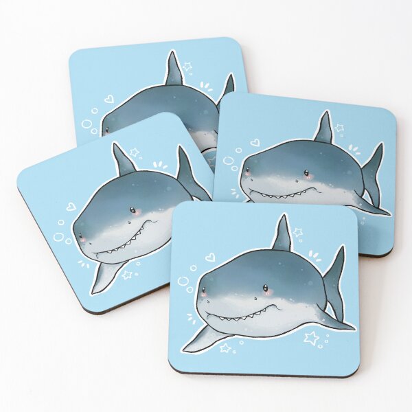 Item preview, Smiling Shark Cutie designed and sold by Peach Frog.