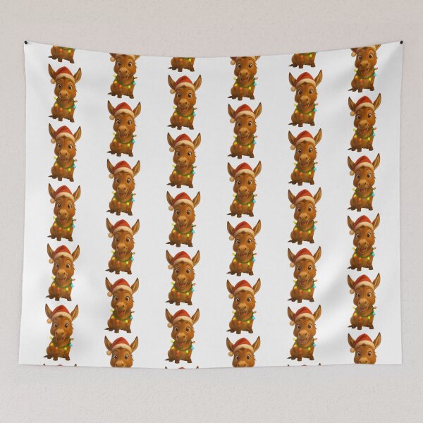 Item preview, Christmas Kiang Donkey designed and sold by Sillytoe.