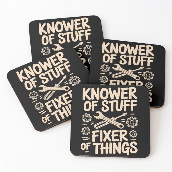 Item preview, Knower of Stuff Fixer of Things Funny Mechanic designed and sold by BLZART.