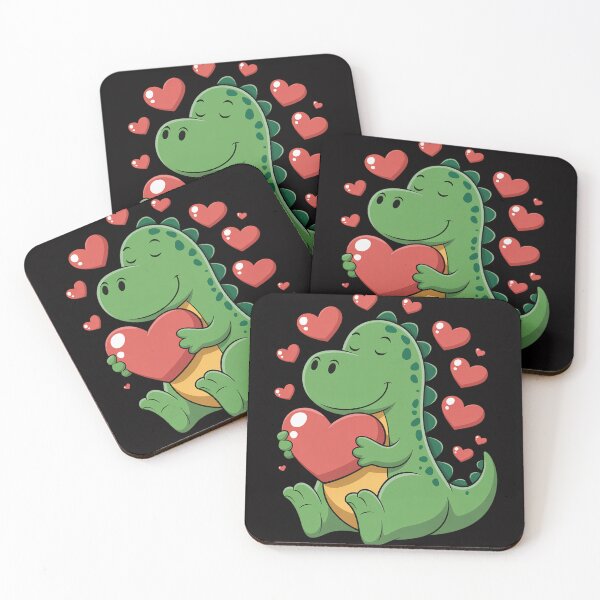Item preview, Dabbing T-Rex Dinosaur Valentine's Day Love Heart Dance Pose designed and sold by berniceschm.