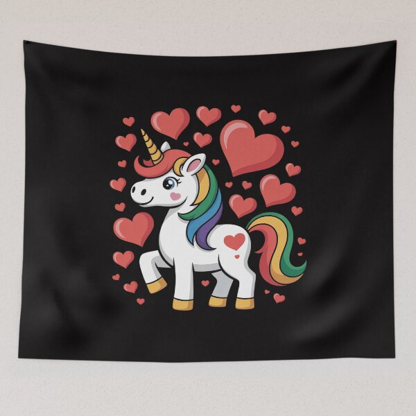 Item preview, Dabbing Magical Unicorn Valentine's Day Heart Dance Pose designed and sold by berniceschm.