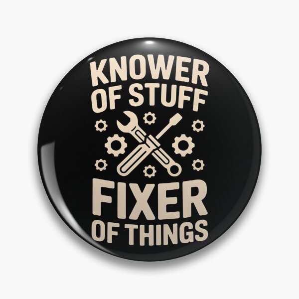 Item preview, Knower of Stuff Fixer of Things Funny Mechanic designed and sold by BLZART.