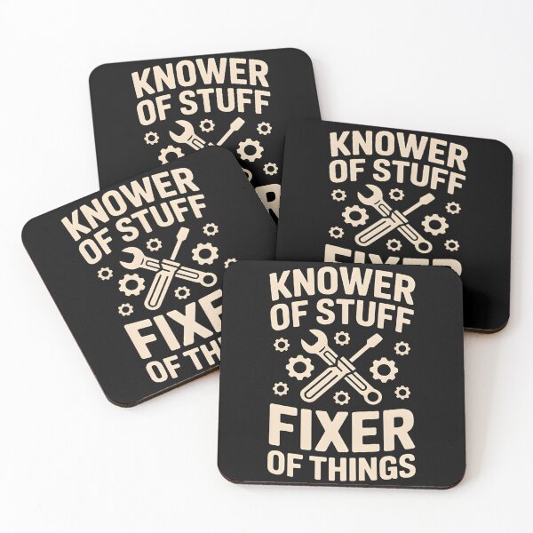Item preview, Knower of Stuff Fixer of Things Funny Mechanic designed and sold by BLZART.