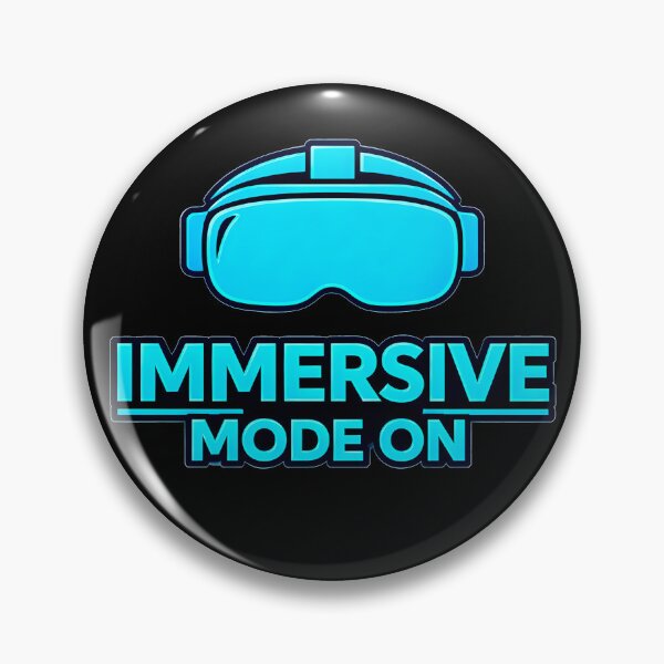 Item preview, Immersive Mode On – VR Gamer Design designed and sold by JustJaxGaming.