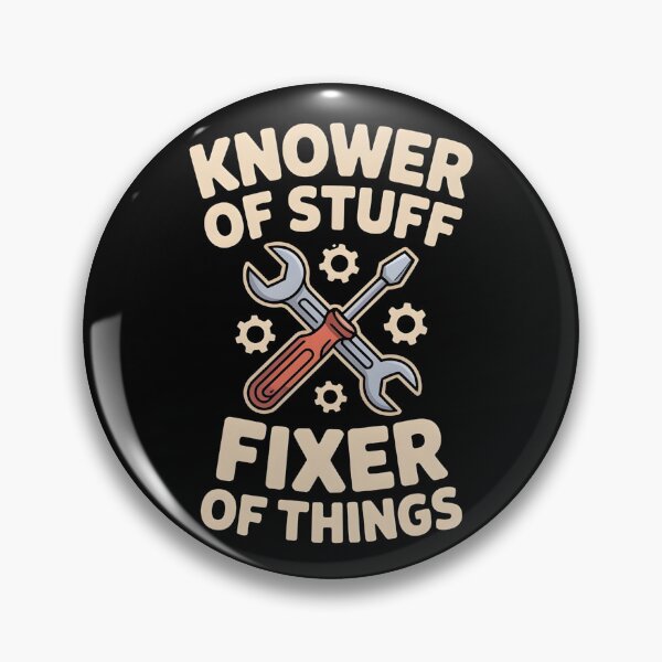 Item preview, Knower of Stuff Fixer of Things Funny Mechanic designed and sold by BLZART.