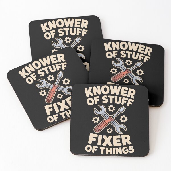 Item preview, Knower of Stuff Fixer of Things Funny Mechanic designed and sold by BLZART.